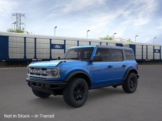 2025 Ford Bronco Big Bend 4 Door 4x4 in Velocity Blue Metallic — front three-quarter view