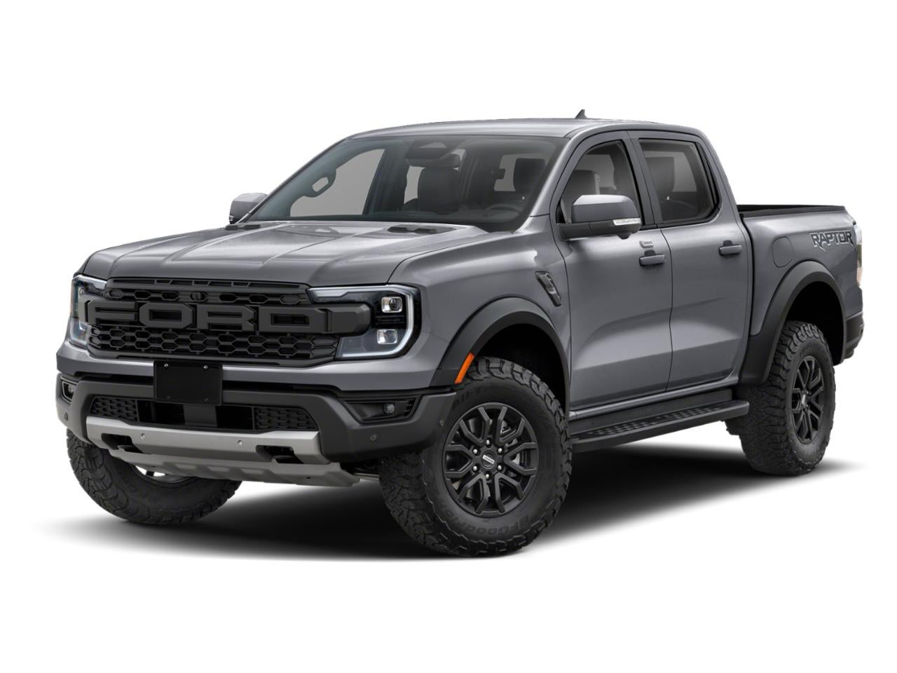 2026 Ford Ranger Raptor 4WD SuperCrew 5' Box in Marsh Gray — front three-quarter view
