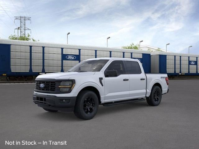 2026 Ford F-150 STX 4WD SuperCrew 5.5' Box in Oxford White — front three-quarter view
