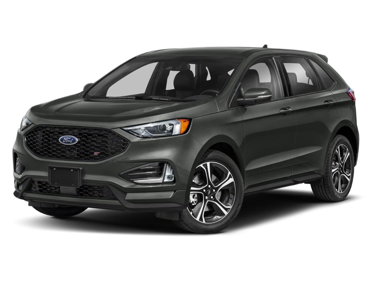 2020 Ford Edge ST AWD in Magnetic Metallic — front three-quarter view