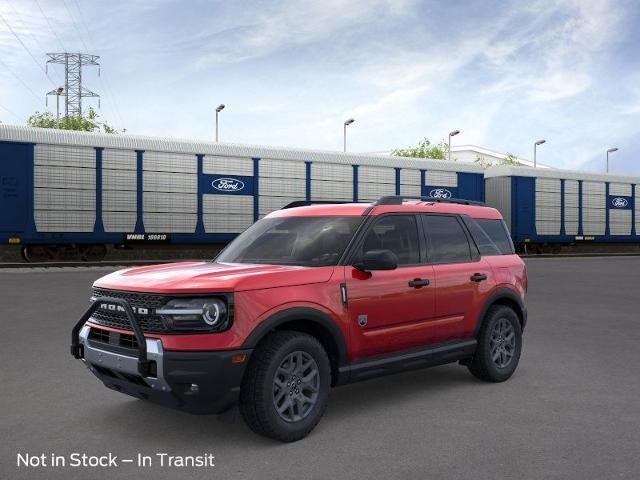 2025 Ford Bronco Sport Big Bend 4x4 in Ruby Red Metallic Tinted Clearcoat — front three-quarter view