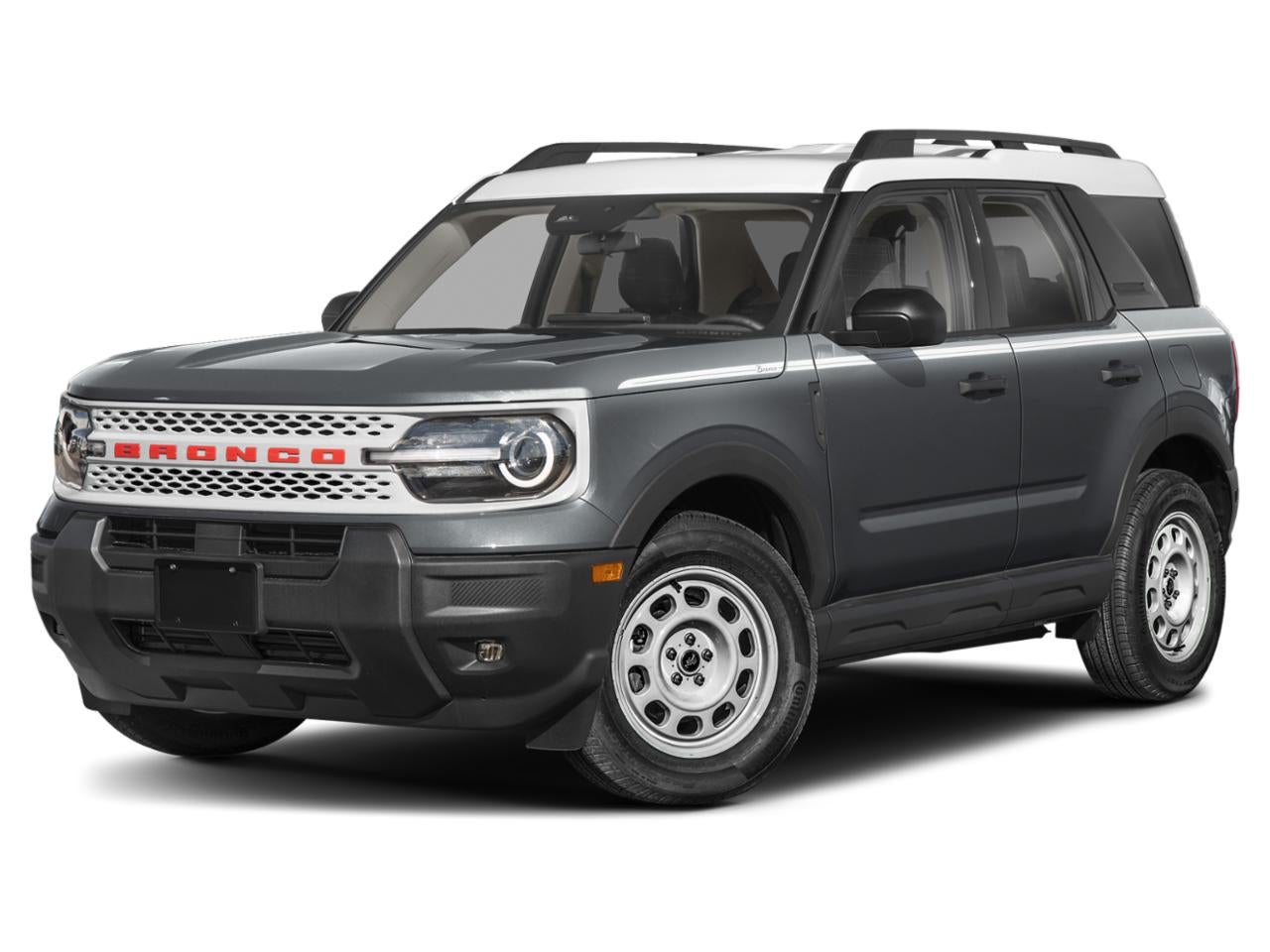 2025 Ford Bronco Sport Heritage 4x4 in Carbonized Gray Metallic — front three-quarter view